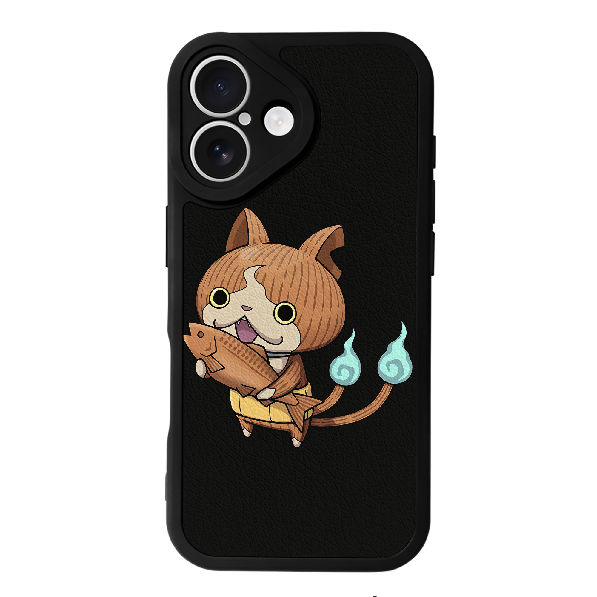 （画像用） 妖怪ウォッチ Yo-kai Watch 【iPhone 16シリーズ対応】シリコンスマホケース（レザー調） 材質：シリコン